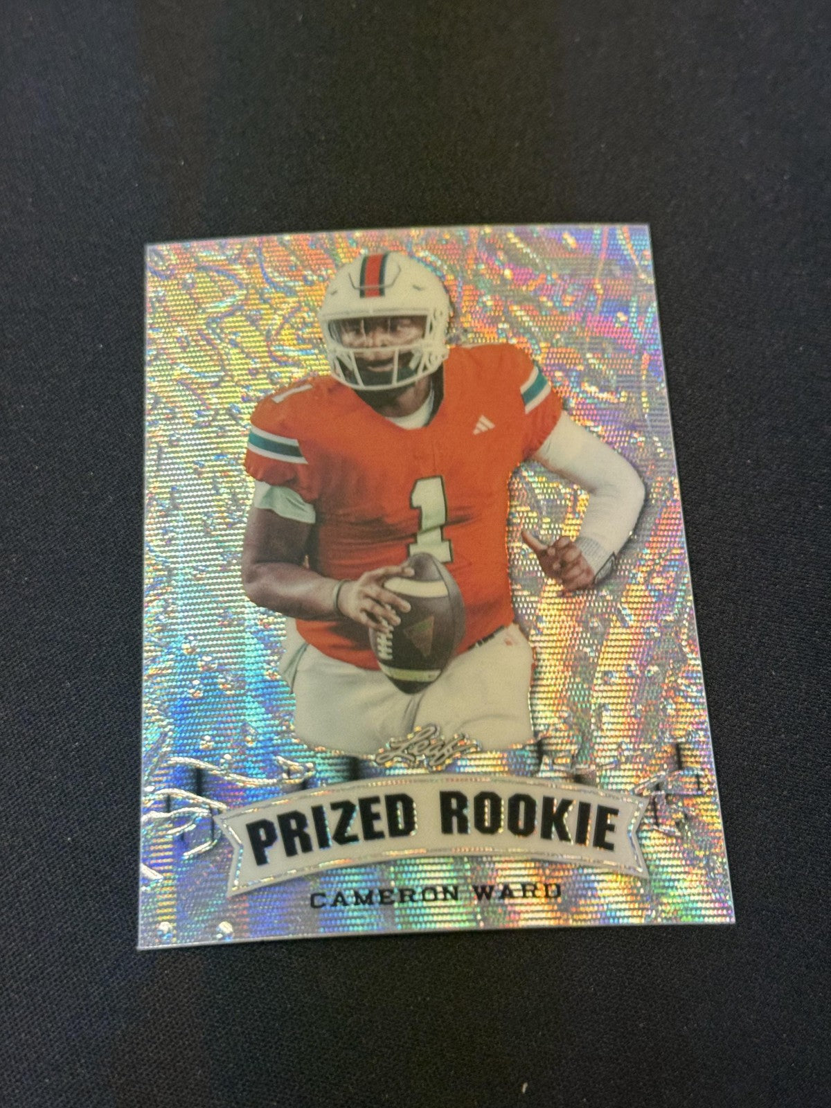 Cam Ward 2024 Leaf Prized Metal Rookie /25 RC Titans