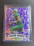 Bo Nix 2023 Leaf Prized Metal Rookie PR06 Purple /15 RC