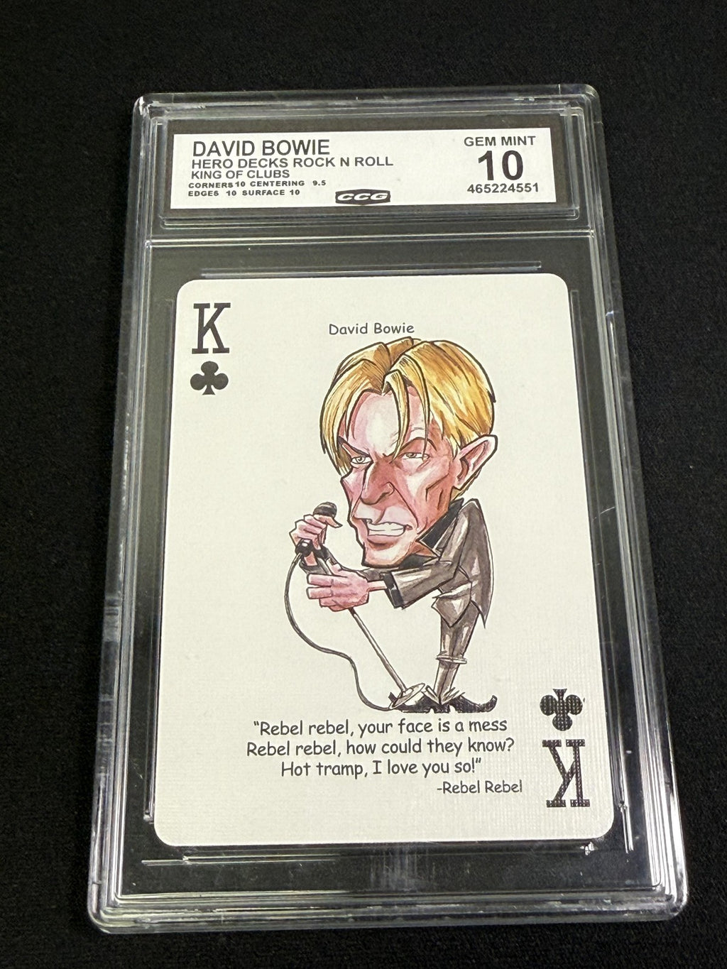 David Bowie Hero Decks Rock N Roll CCG 10