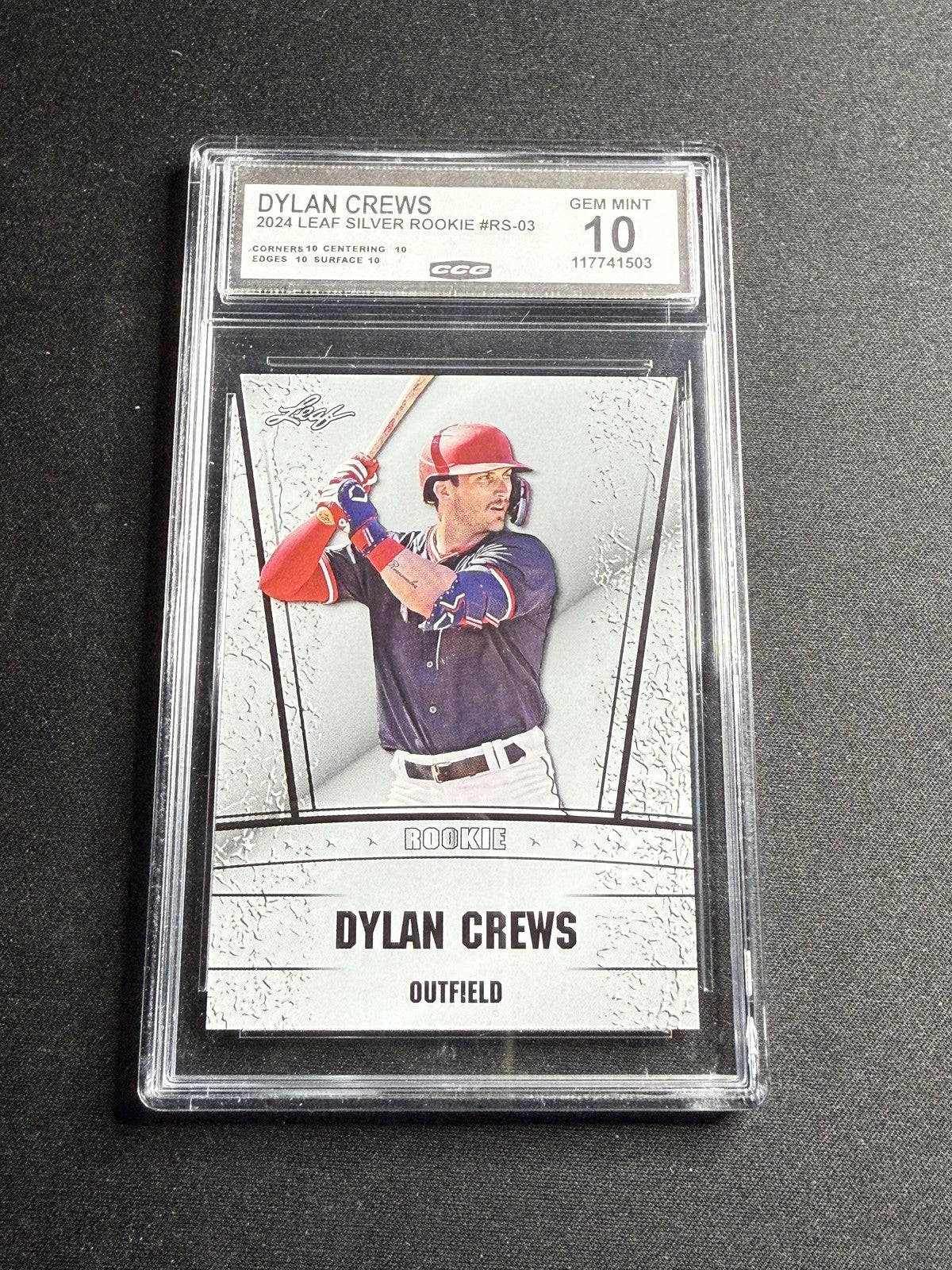 Dylan Crews 2024 Leaf Rookie CCG 10