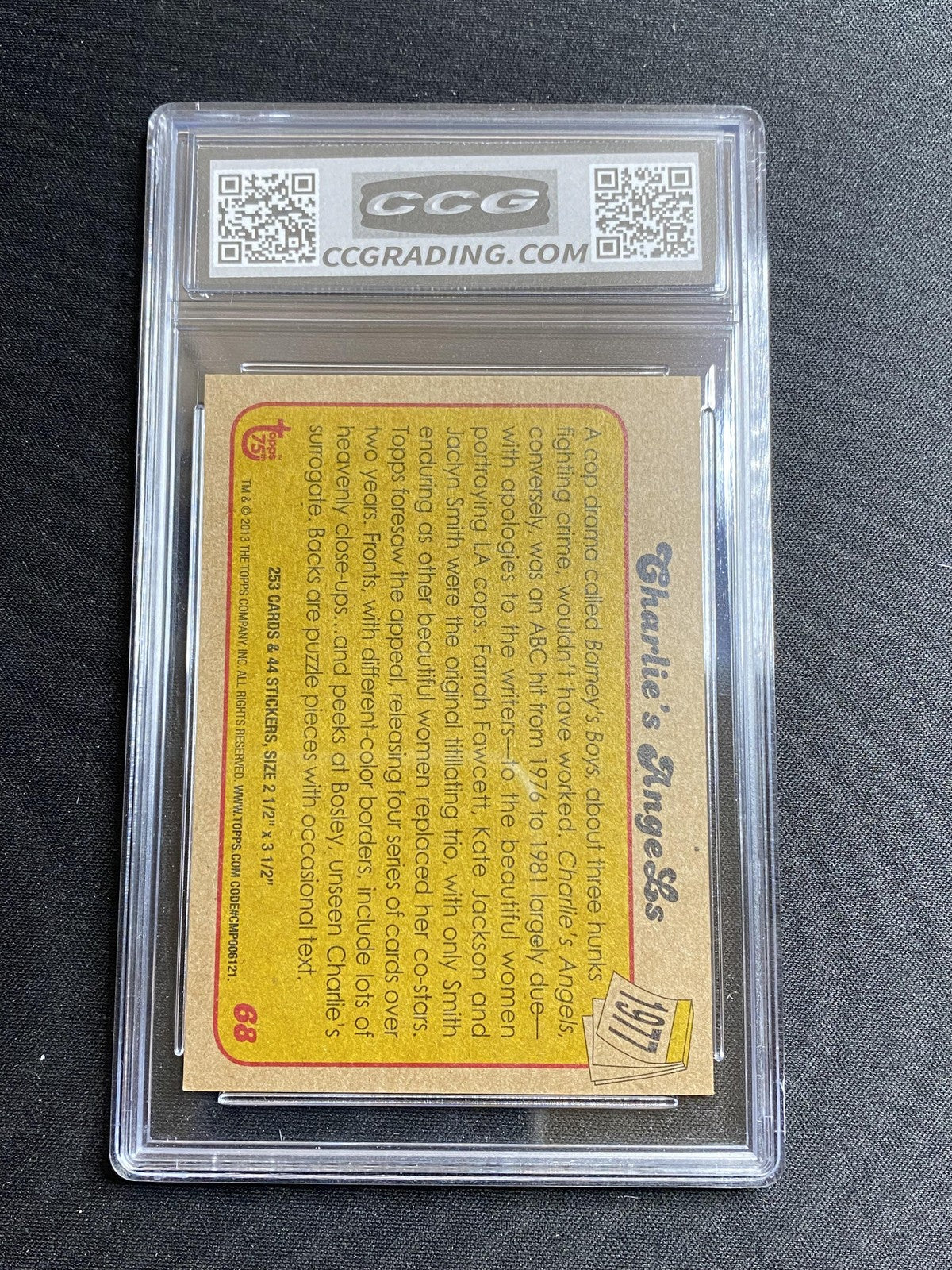 Charlie's Angels 2013 Topps 75th Anniversary 68 CCG MINT AUTHENTIC