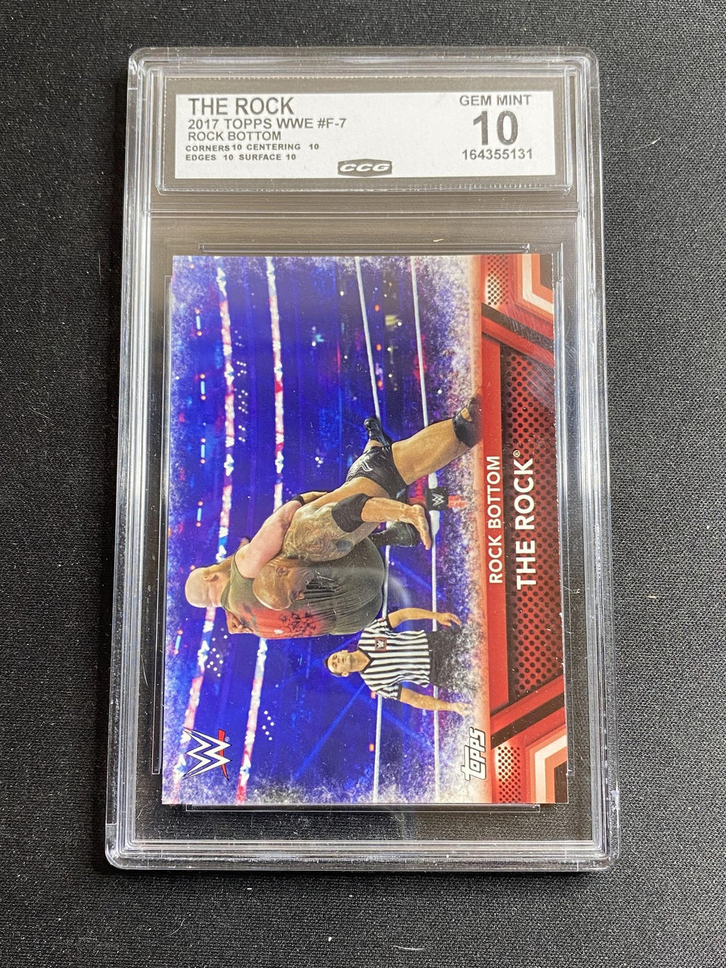 Dwayne "The Rock" Johnson 2017 Topps WWE CCG 10 RC