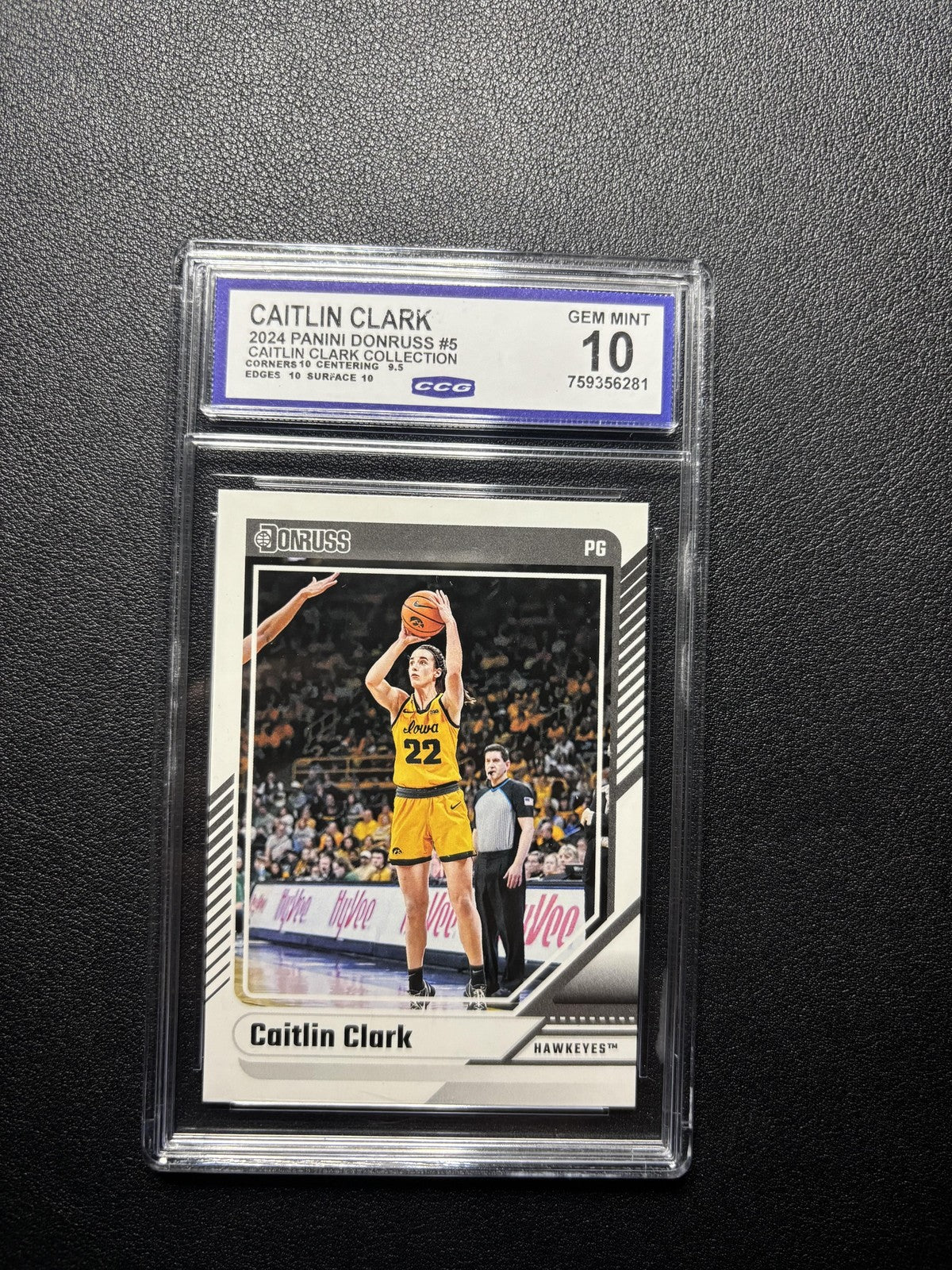 Caitlin Clark 2024 Panini 2024 Panini Caitlin Clark Collection 5 CCG 10