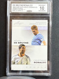 De Bruyne / Ronaldo 2022 Leaf Exclusive Dual CCG 10 RC