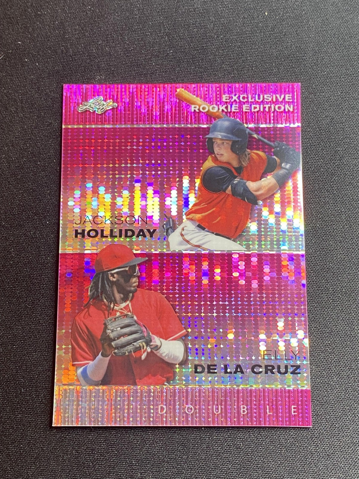 Holliday / De La Cruz 2023 Leaf Exclusive Metal Dual ERE04 Pink /10 RC