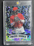 Elly De La Cruz 2023 Leaf Prized Metal Rookie PR26 Black /7 RC