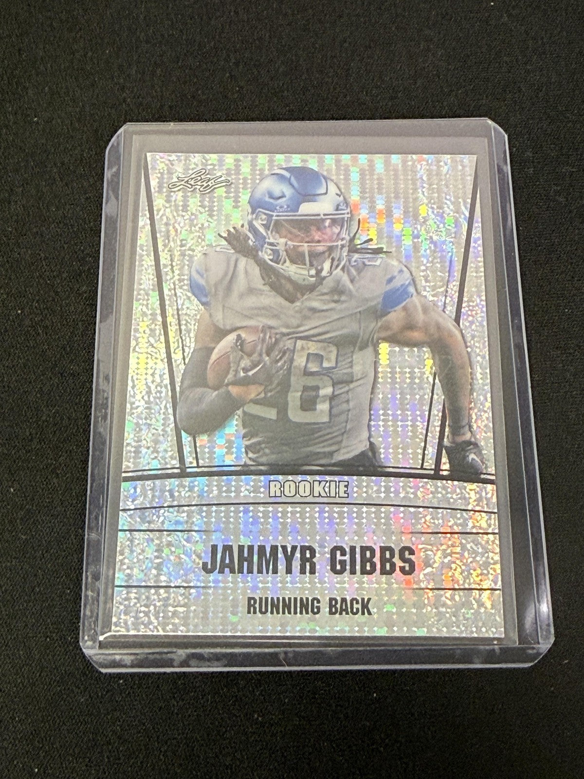Jahmyr Gibbs 2023 Leaf Metal /25 RC Detroit Lions