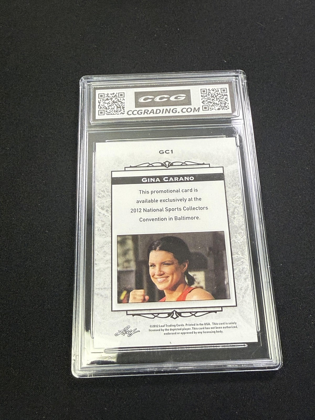 Gina Carano 2013 Leaf MMA CCG 10 Rookie