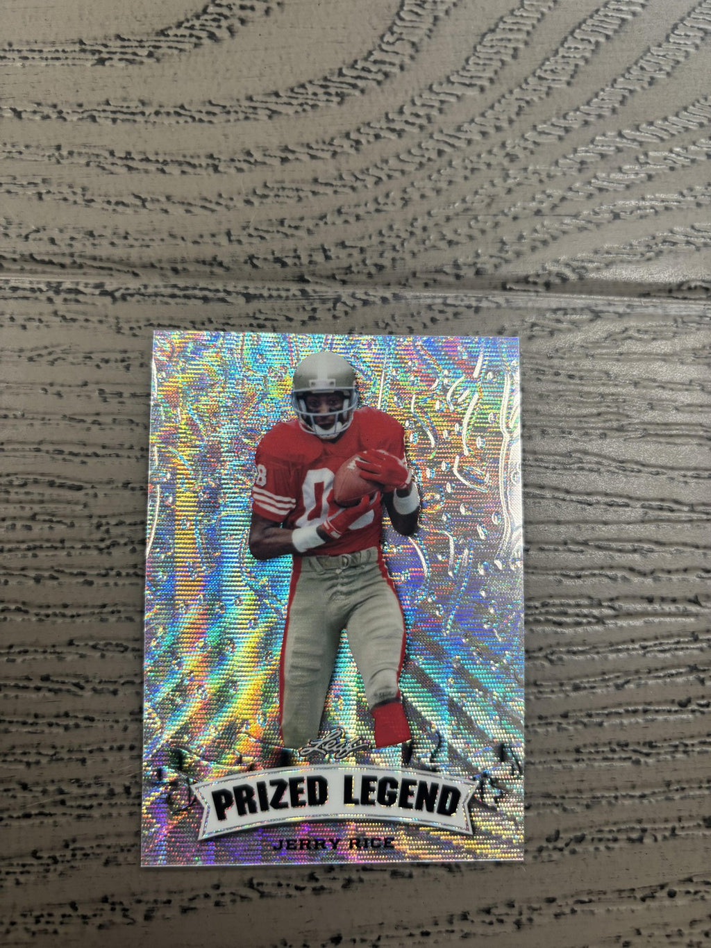 Jerry Rice 2023 Leaf Prized Legend Metal /25 RC 49ers