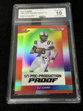 CJ Carr 2024 LEAF ROOKIE PROOFS 1/1 CCG 10 Notre Dame Fighting Irish Rookie