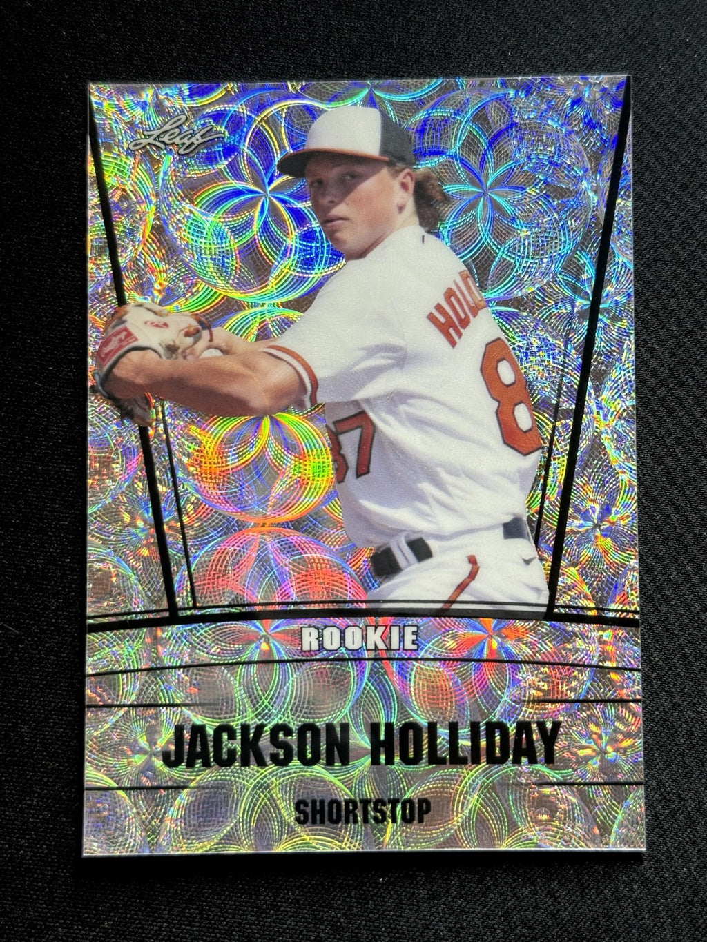 Jackson Holliday 2023 Leaf Metal Rookies RS39 Kaleidoscope #/25