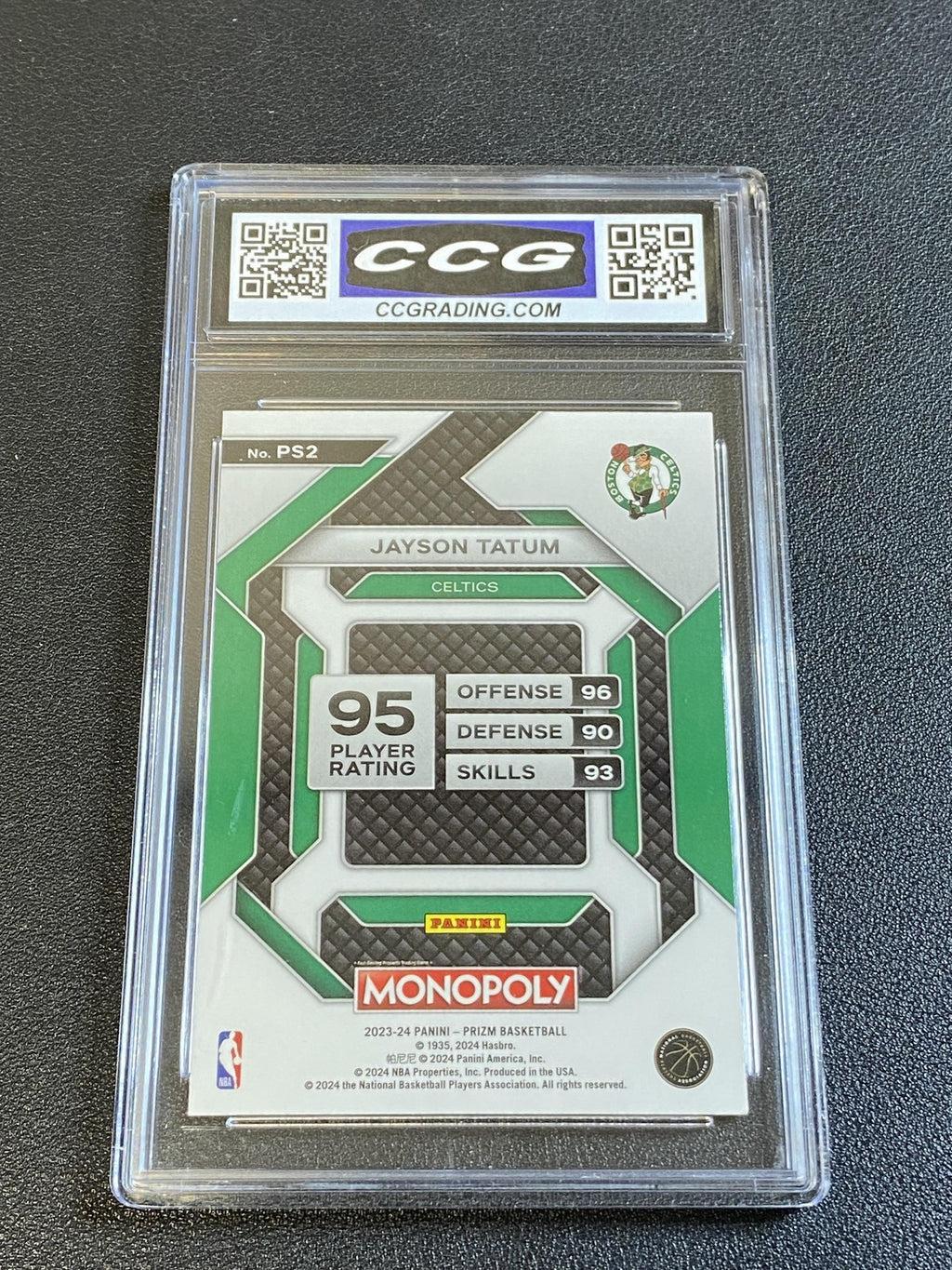 Jayson Tatum 2023 Panini Prizm Monopoly CCG 10 Celtics