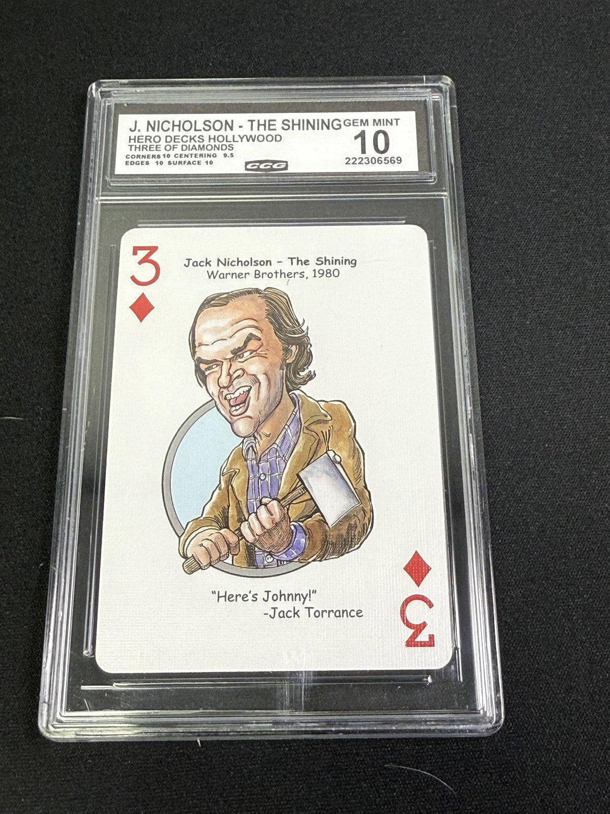 Jack Nicholson Hero Decks Hollywood CCG 10