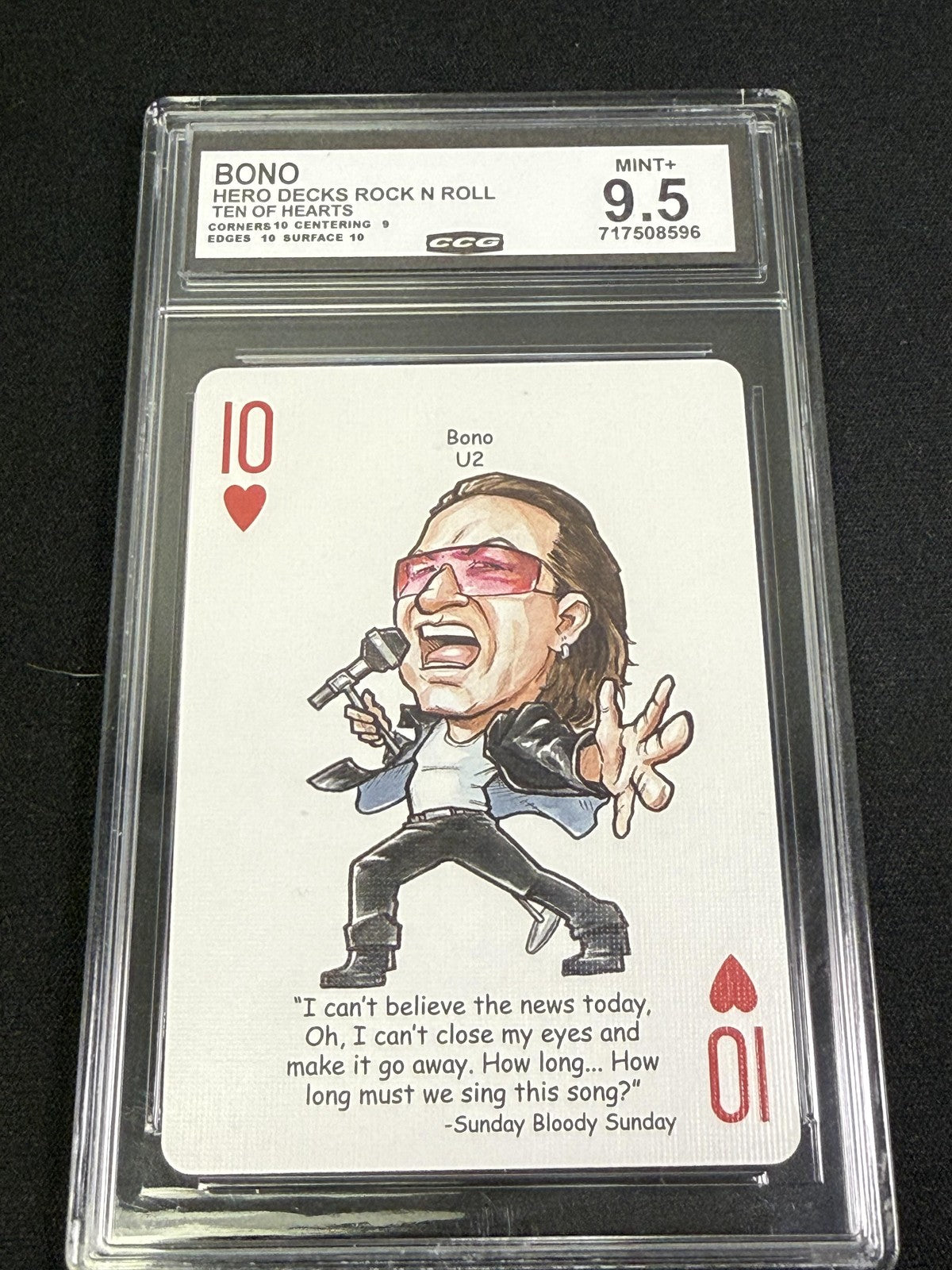 Bono Hero Decks Rock N Roll CCG 9.5