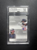 Carlos Correa / Javier Baez 2012 Leaf Rize CCG 10 RC