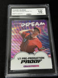 Chase Burns 2024 LEAF ROOKIE PROOFS 1/1 CCG 10 Rookie