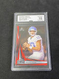 Drake Maye 2023 Leaf Draft Red SP Rookie CCG 10 Patriots Rookie