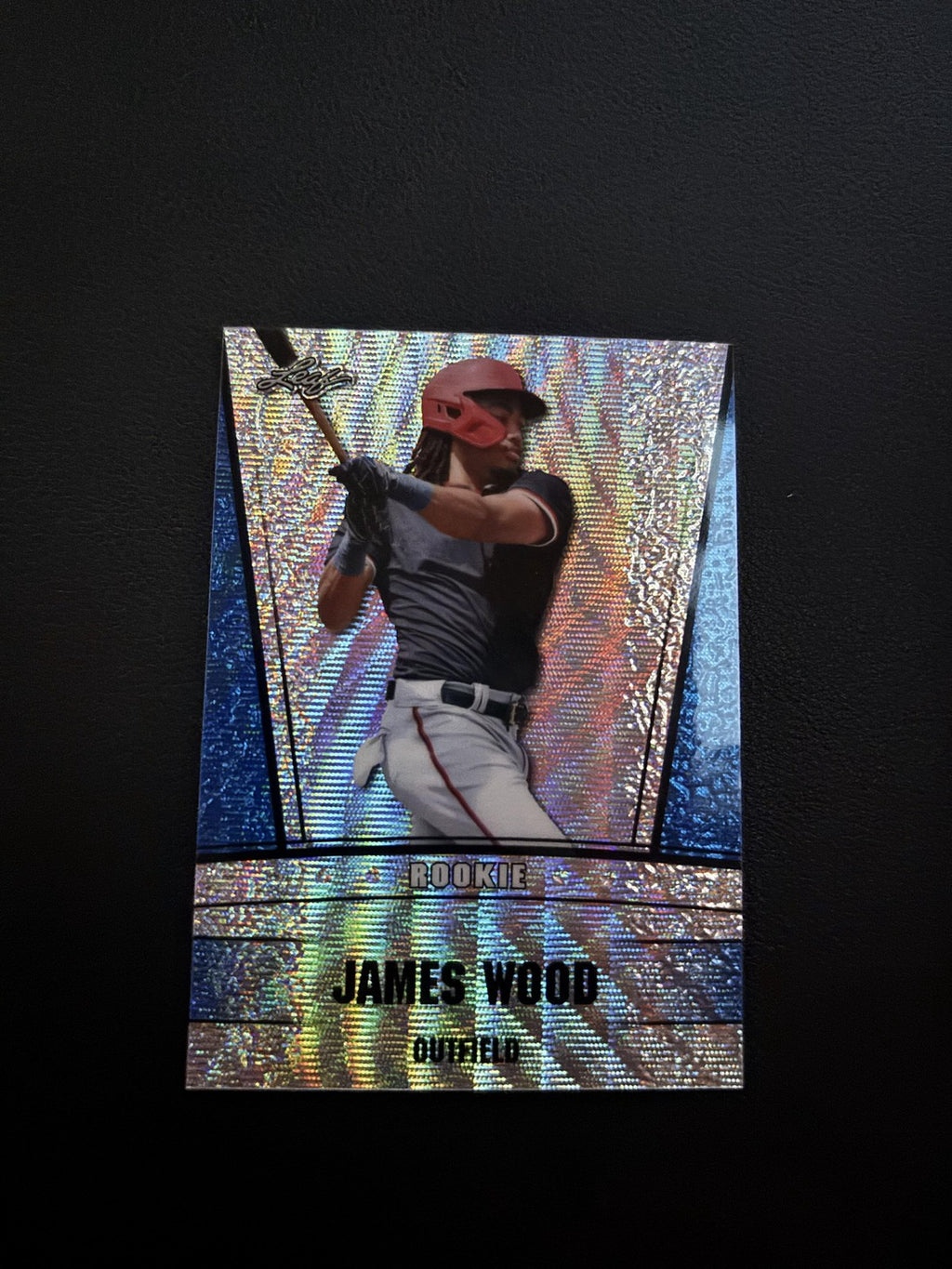 James Wood 2024 Leaf Metal Rookie RS5 Blue /20 RC