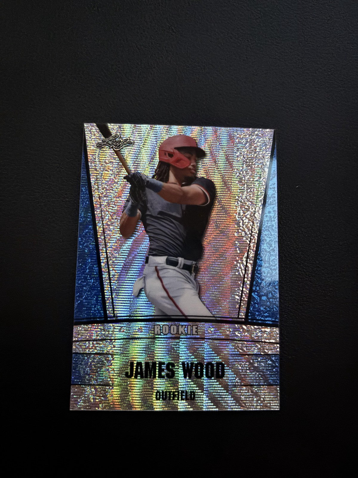 James Wood 2024 Leaf Metal Rookie RS5 Blue /20 RC