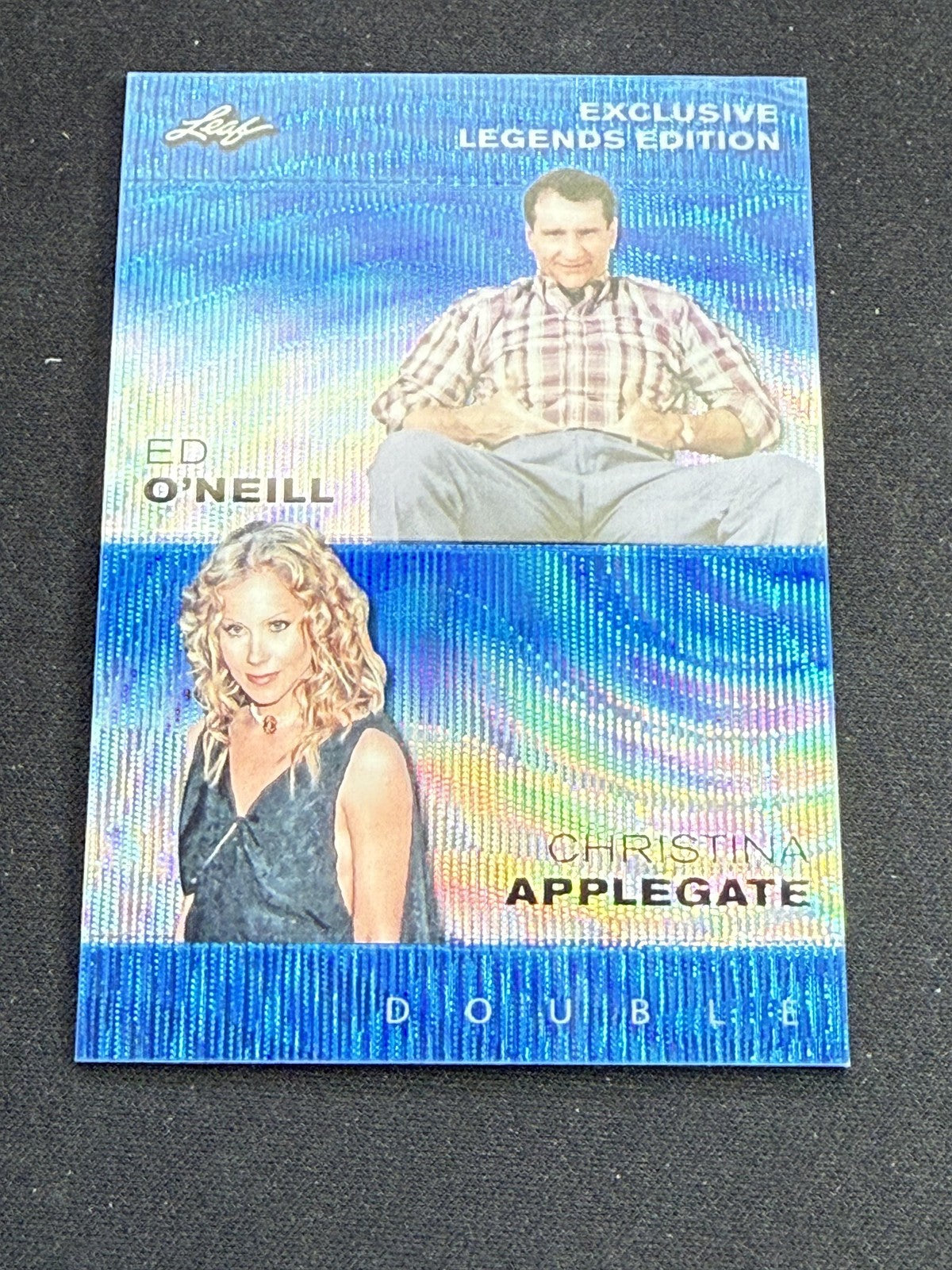 Ed O'Neill / Christina Applegate 2024 Leaf Metal Dual Blue /20 RC