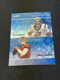 CJ Stroud Caleb Williams 2023 LEAF Metal Dual Blue /20 RC