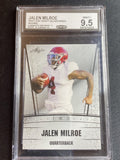 Jalen Milroe 2023 Leaf Draft RS52 CCG 9.5 RC