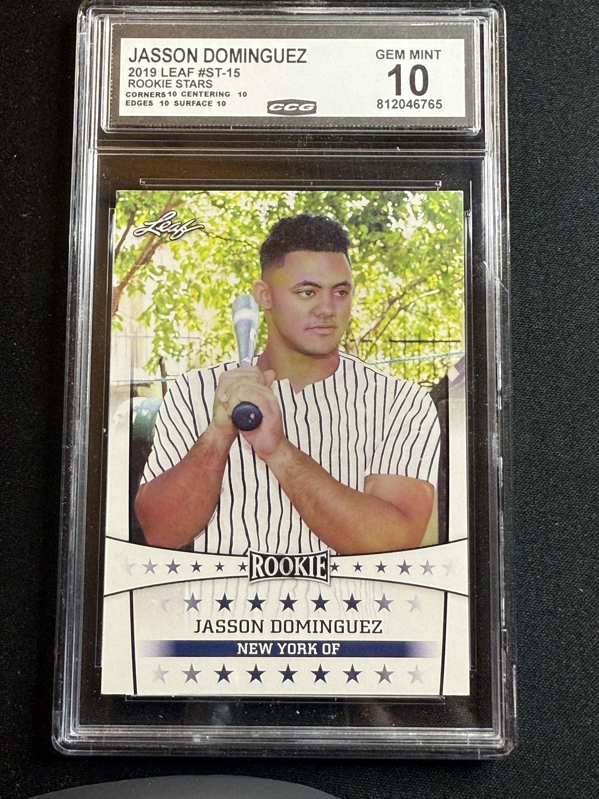 Jasson Domiguez 2019 Leaf Rookie Stars CCG 10 RC
