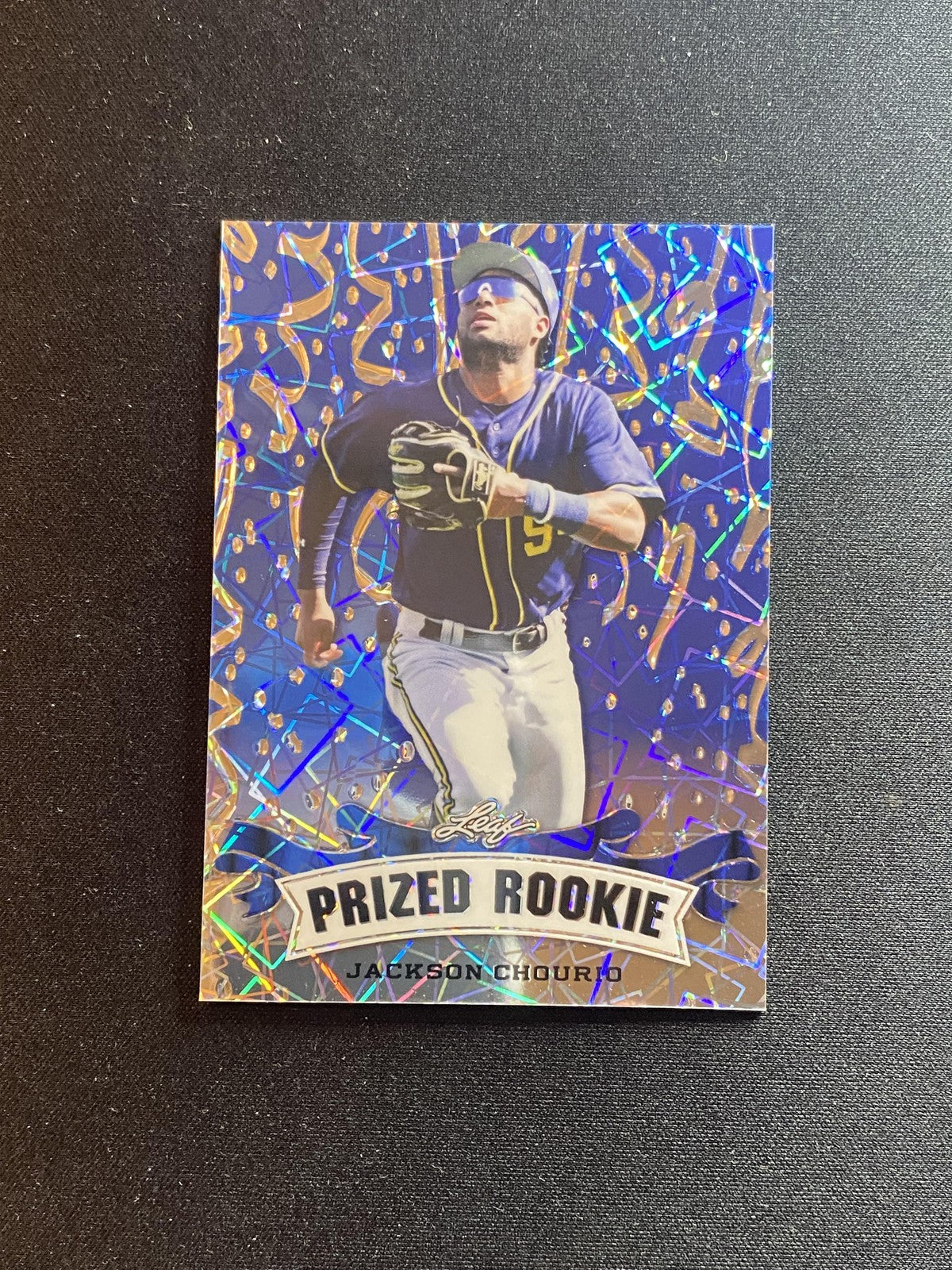 Jackson Chourio 2023 Leaf Metal Prized Rookie Blue #/20 RC