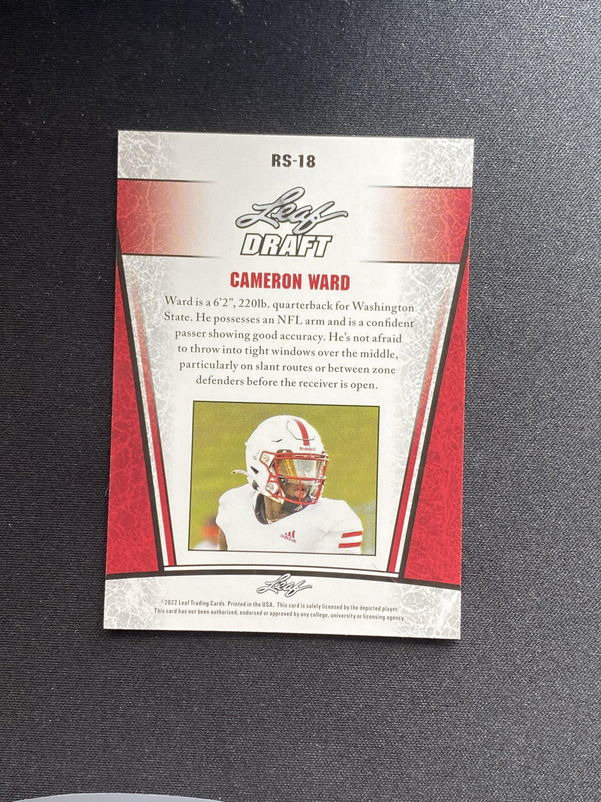 Cam Ward 2022 Leaf Draft Metal Rookies RS18 RC 10 Count Lot