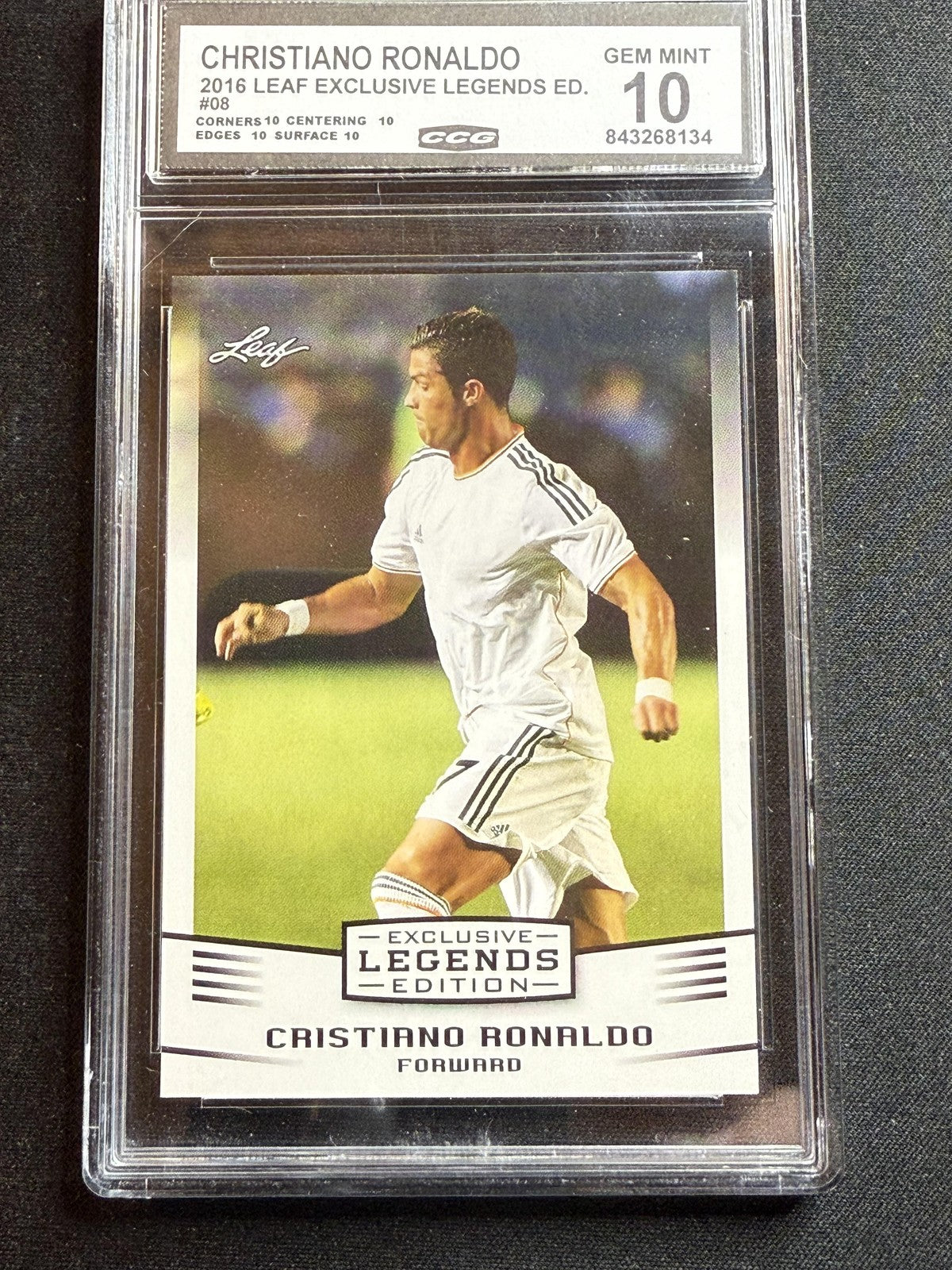 Christiano Ronaldo 2016 Leaf Exclusive Legends Edition CCG 10 RC