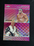 Hulk Hogan / Rick Flair 2023 Leaf Metal Dual Pink /10 RC
