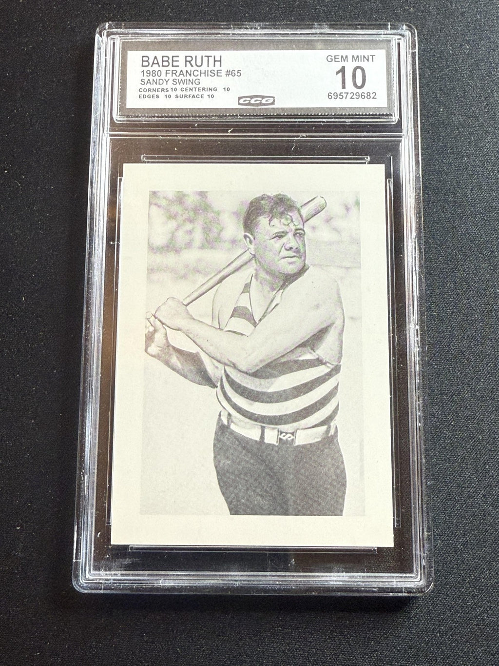 Babe Ruth 1980 Franchise Sandy Swing CCG 10 RC