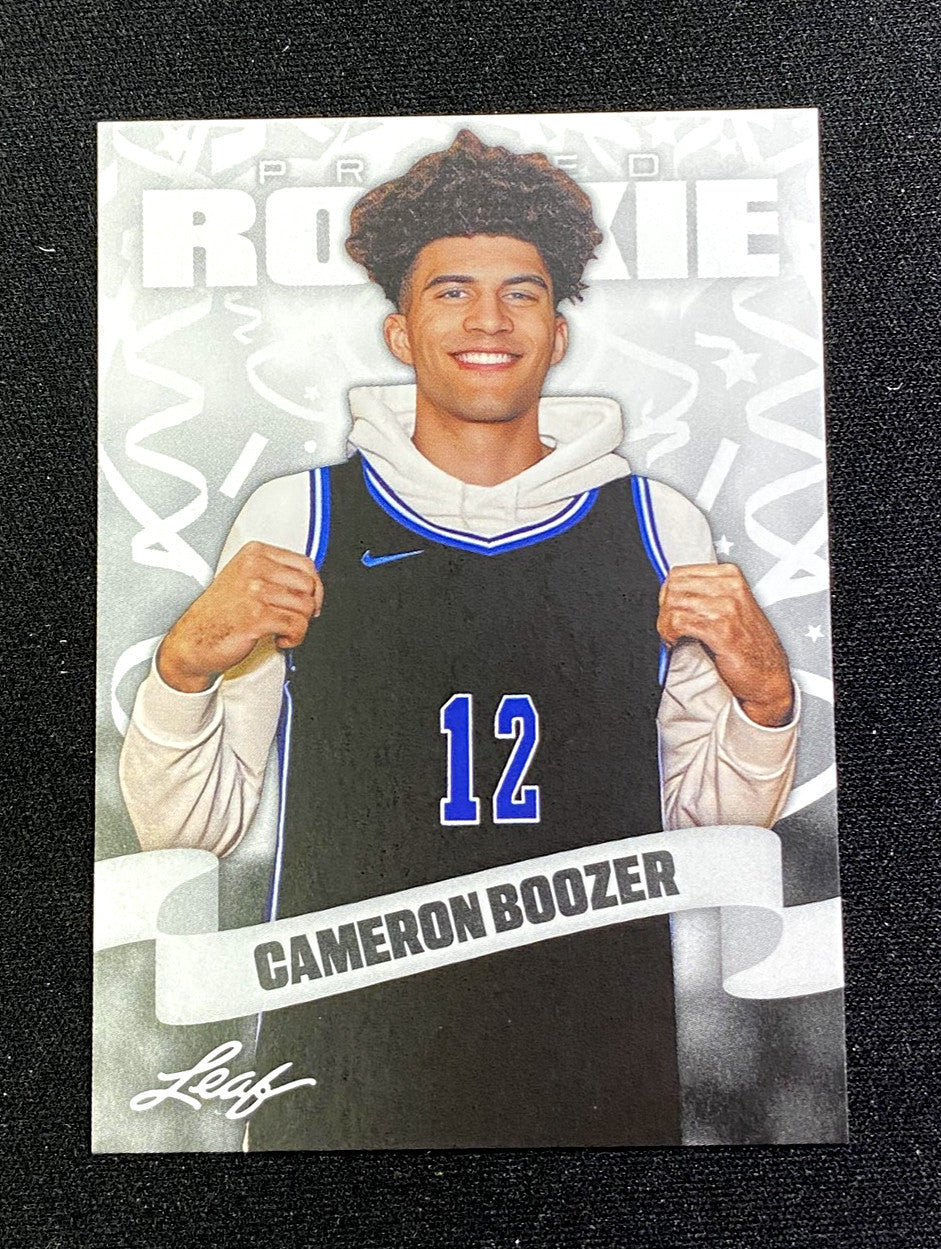 Cameron Boozer Leaf Prized Rookie RC Duke 10 count lor Duke Blue Devils RCs