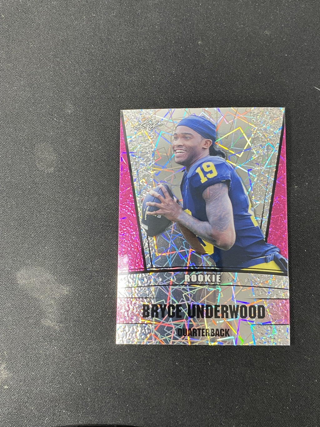 Bryce Underwood 2024 Leaf Metal Rookie Pink /10 RC