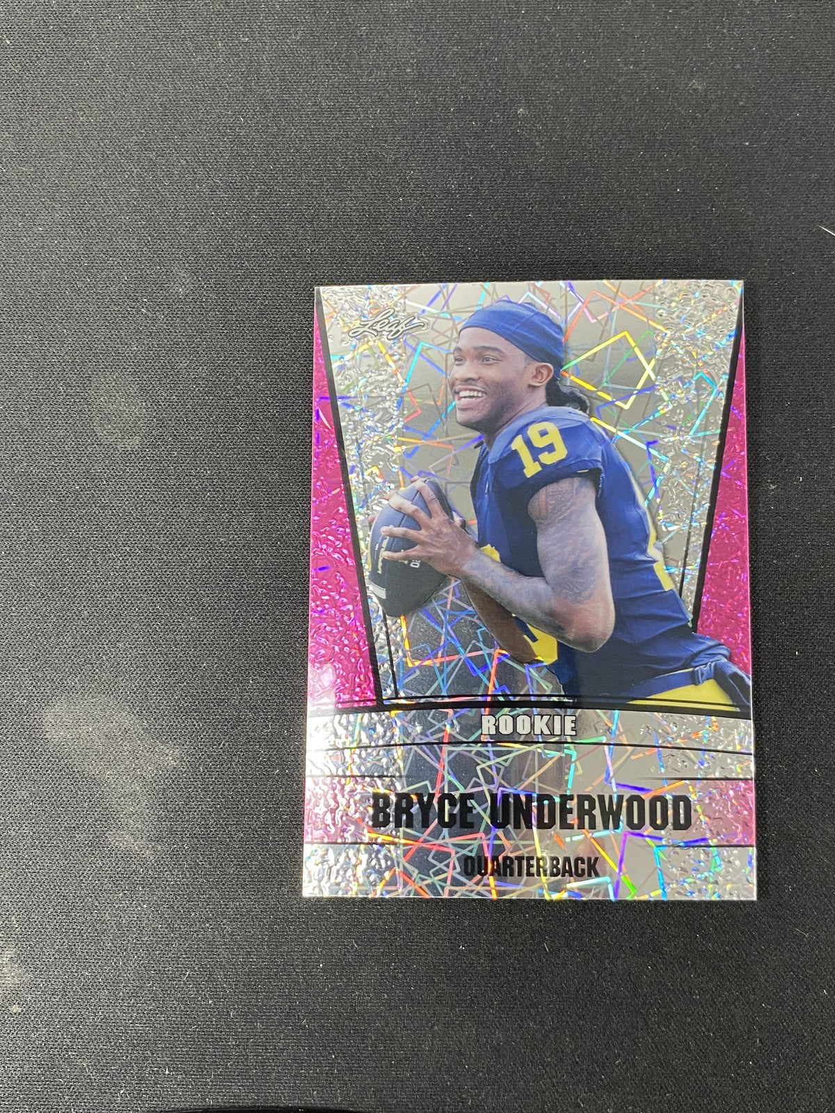 Bryce Underwood 2024 Leaf Metal Rookie Pink /10 RC