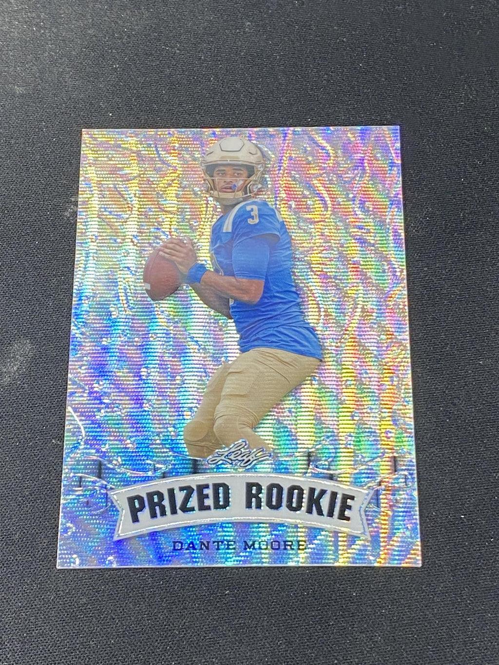Dante Moore 2023 Leaf Prized Metal Rookie Silver /25 RC