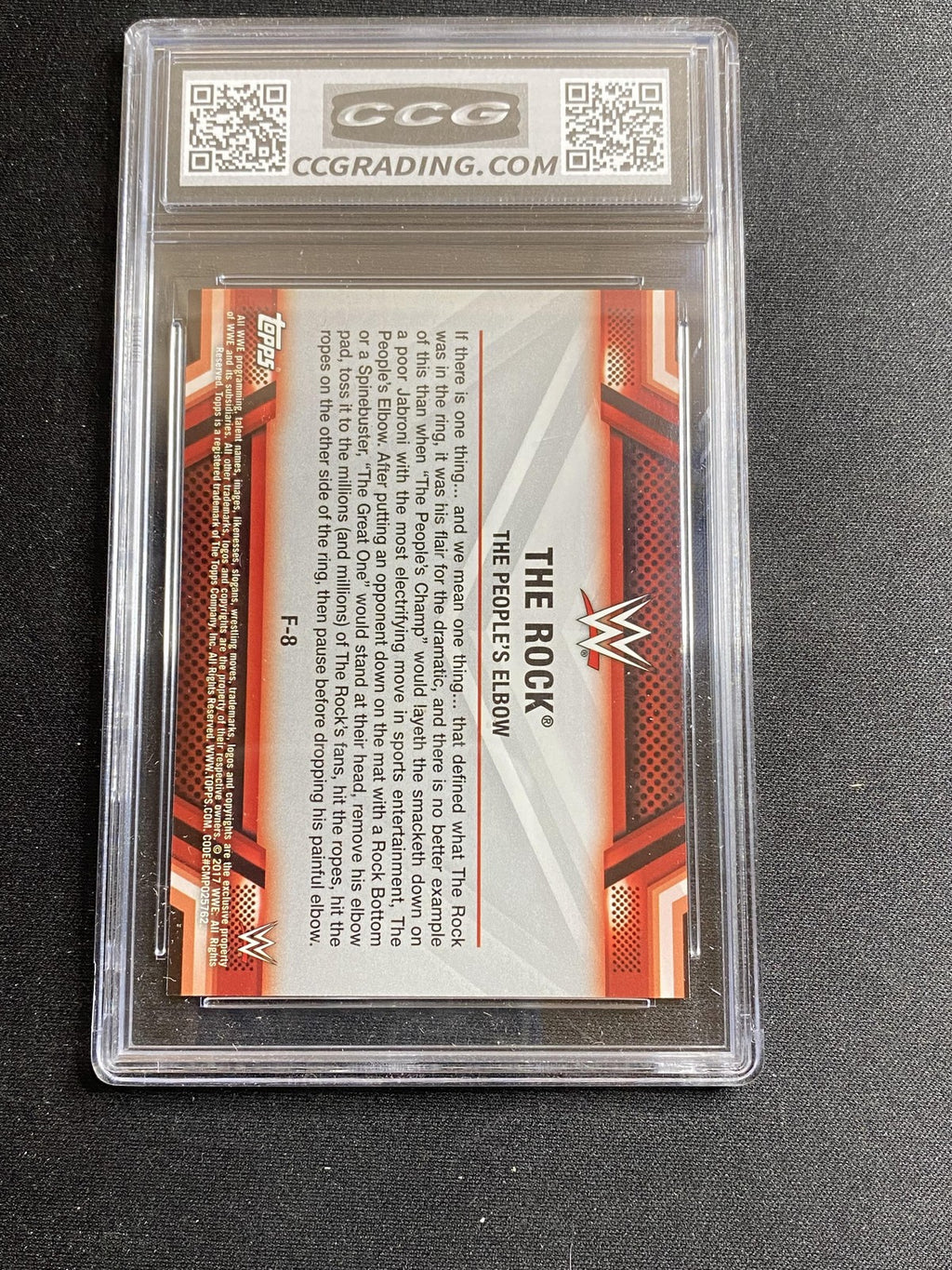 Dwayne "The Rock" Johnson 2017 Topps WWE CCG 10 RC