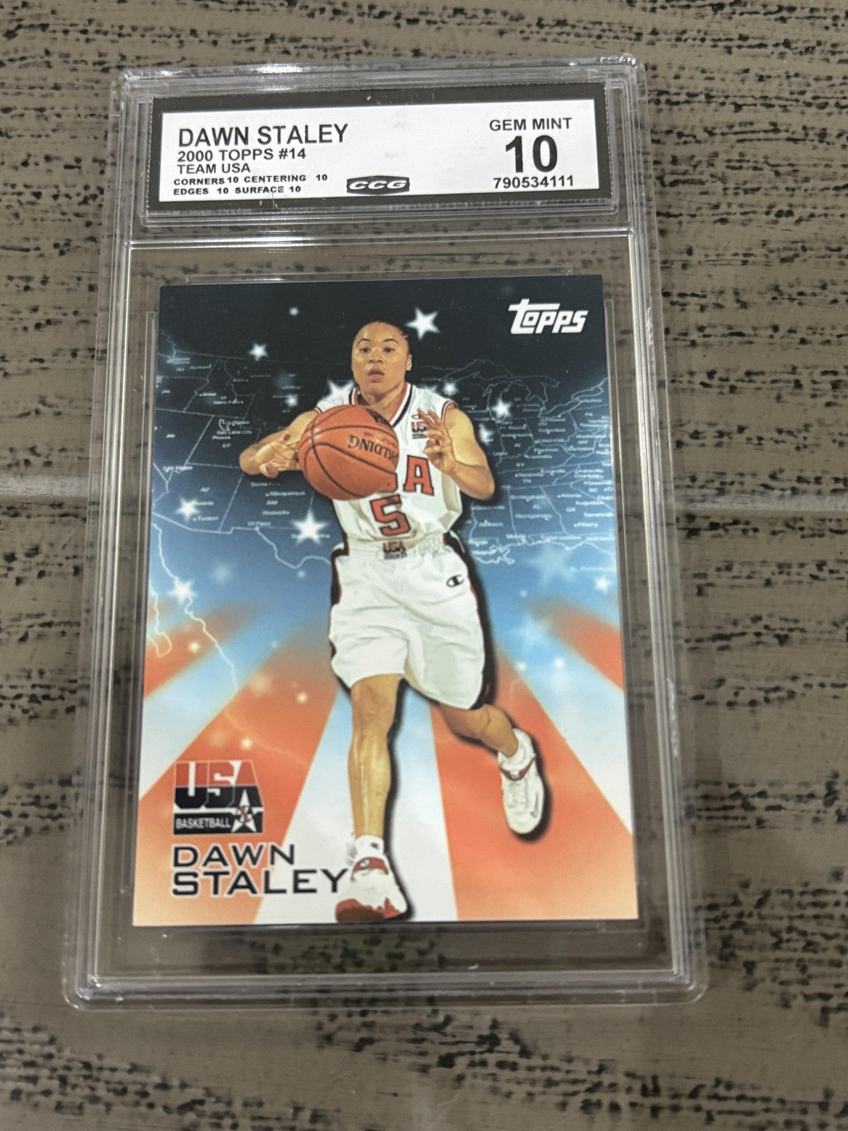 Dawn Staley 2000 Topps Team USA 14 CCG 10