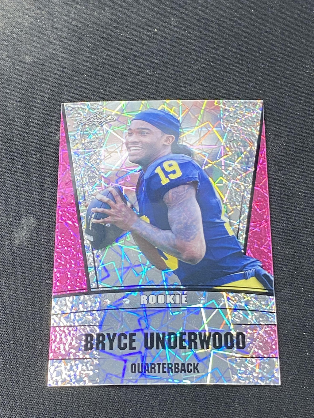 Bryce Underwood 2024 Leaf Metal Rookie Pink /10 RC
