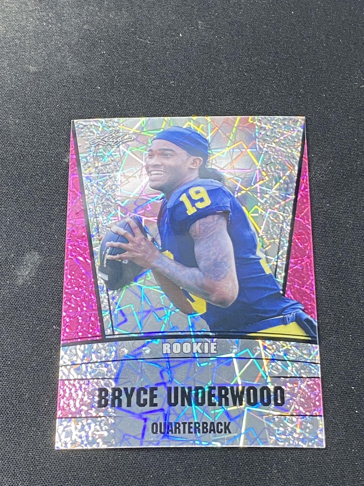 Bryce Underwood 2024 Leaf Metal Rookie Pink /10 RC