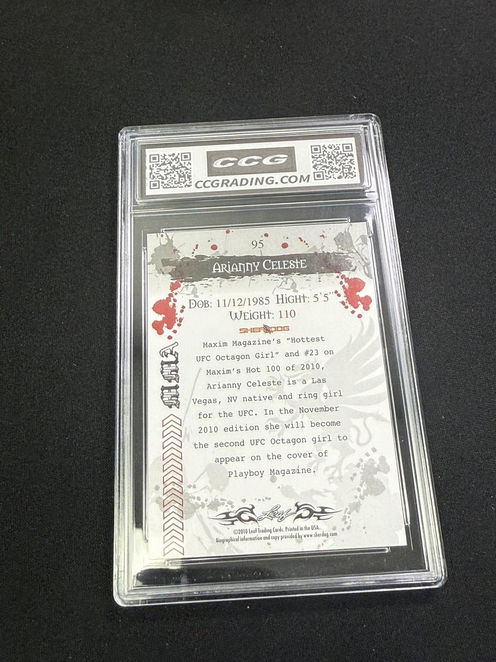 Arianny Celeste 2010 Leaf MMA CCG 10 Rookie