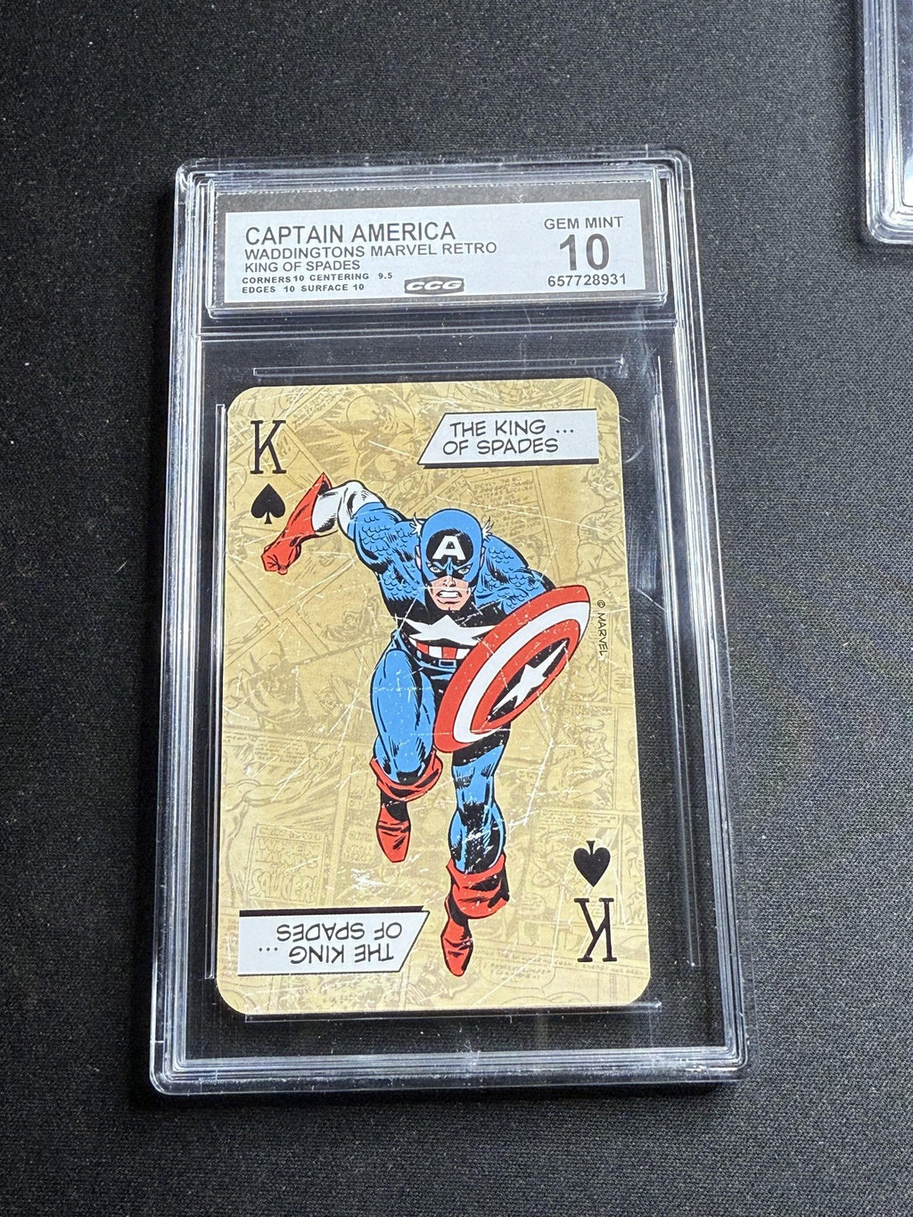 Captain America Waddingtons Marvel Retro CCG 10