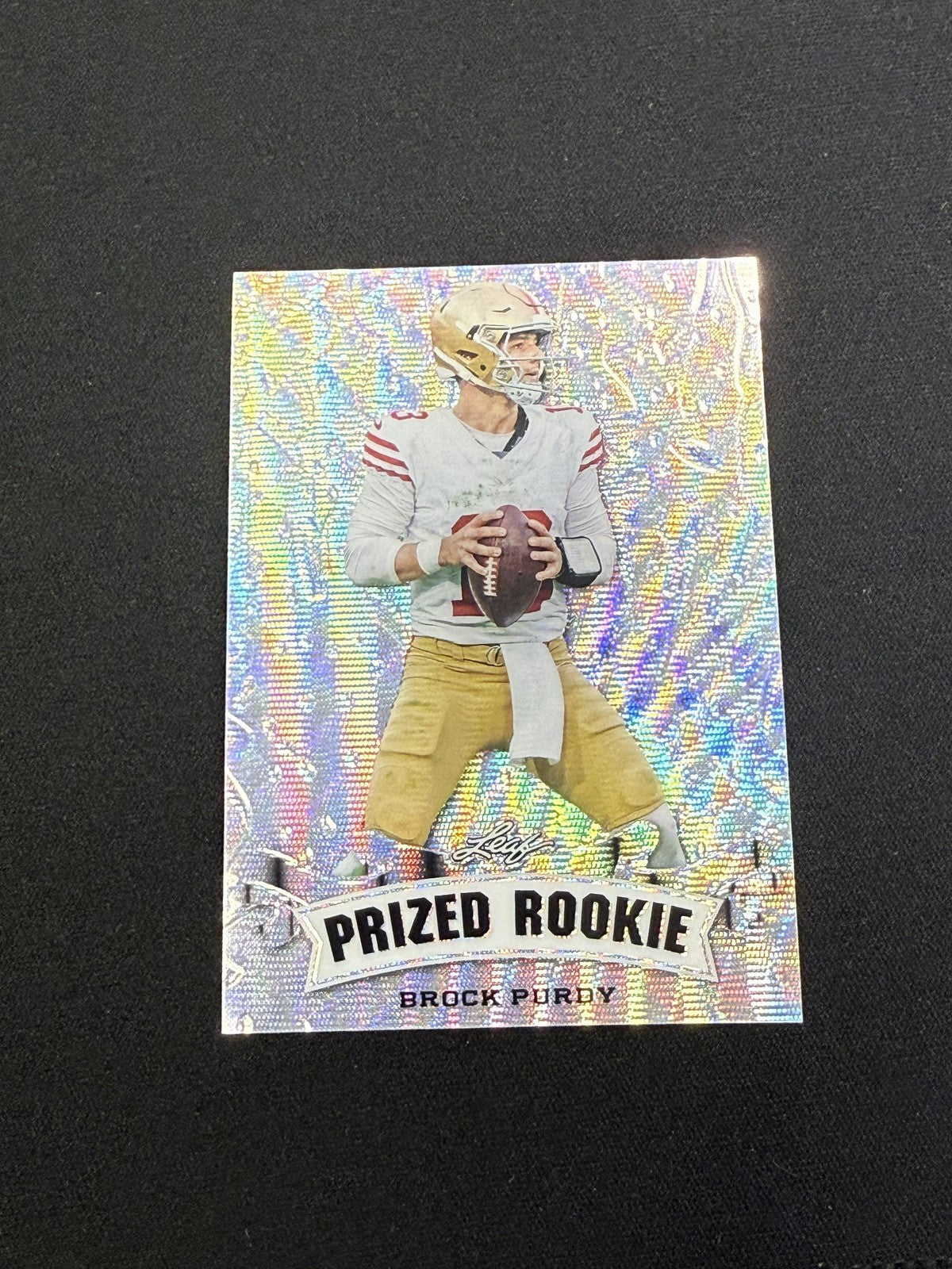 Brock Purdy 2023 Leaf Prized Metal Rookie /25 RC 49ers