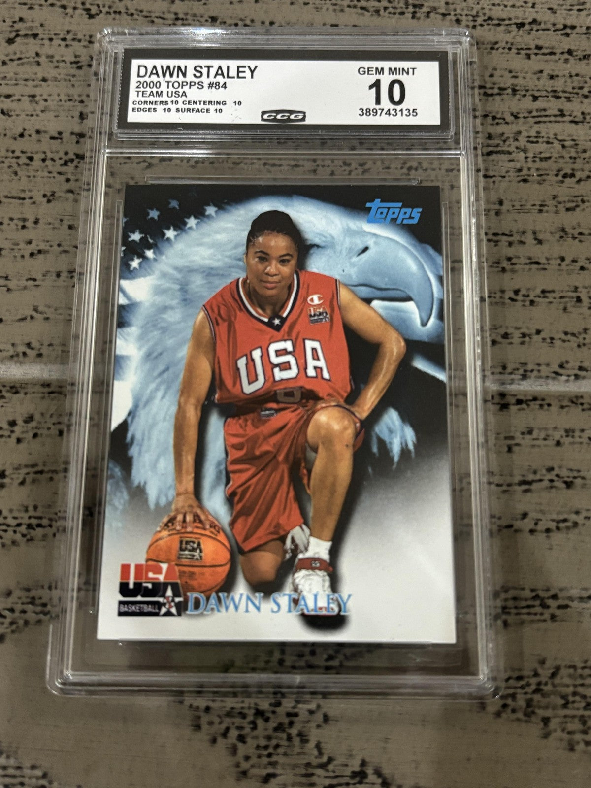 Dawn Staley 2000 Topps Team USA CCG 10