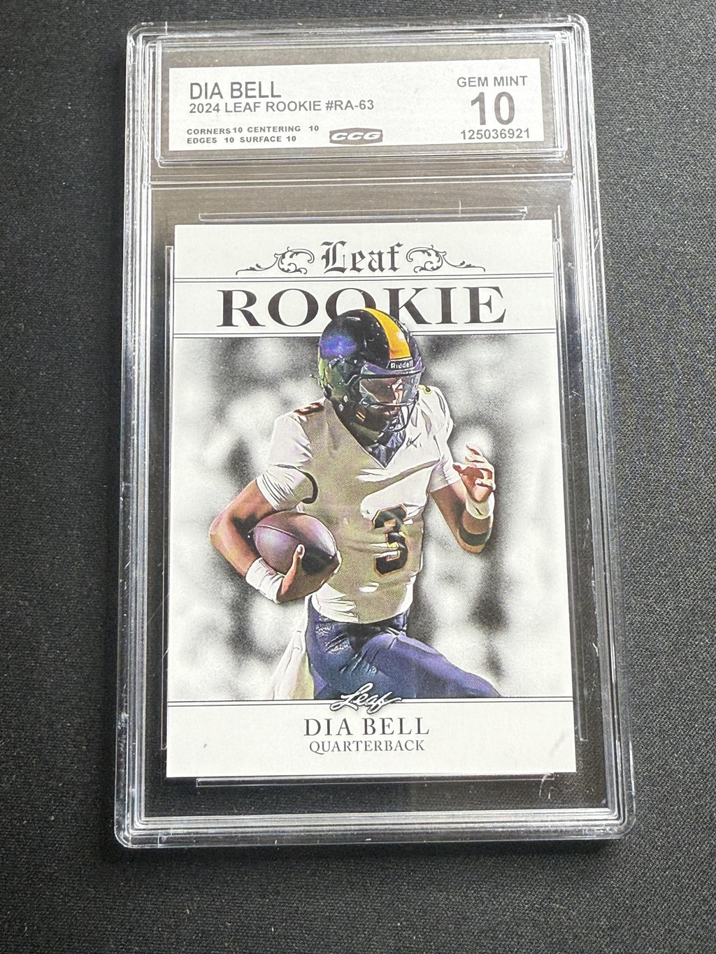Dia Bell 2024 Leaf Rookie Achievement CCG 10 Rookie
