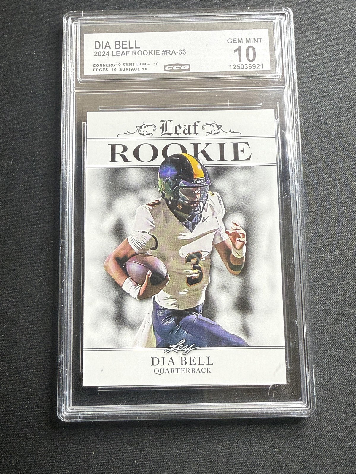 Dia Bell 2024 Leaf Rookie Achievement CCG 10 Rookie