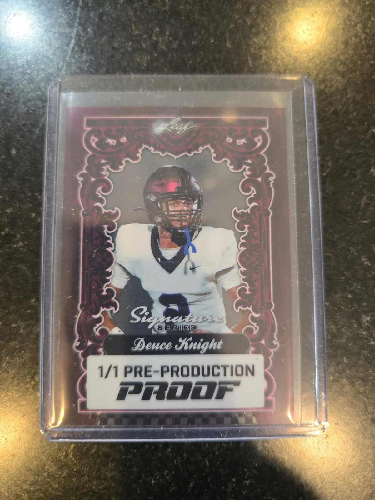 Deuce Knight 2025 Leaf 1/1 Proof RC