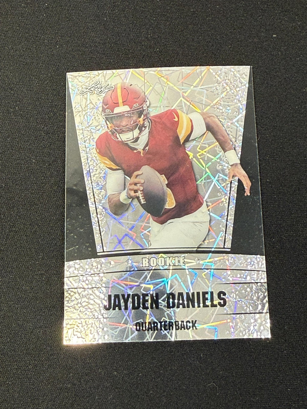 Jayden Daniels 2024 Leaf Metal Rookie Black /7 RC Washington Commanders