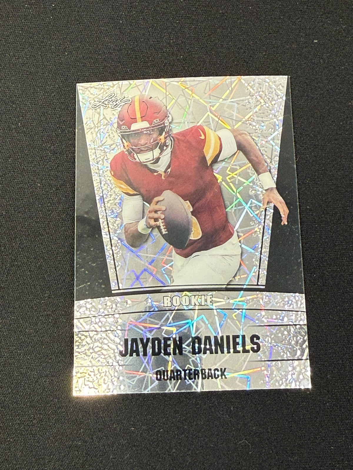 Jayden Daniels 2024 Leaf Metal Rookie Black /7 RC Washington Commanders
