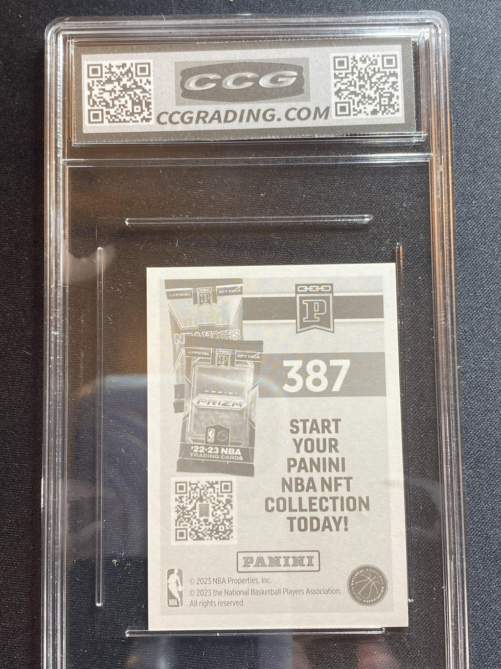 Anthony Edwards 2023 Panini Stickers Foil Insert CCG 10 RC